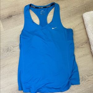 Nike Women's Vibrant Blue Dri-FIT Tank Top